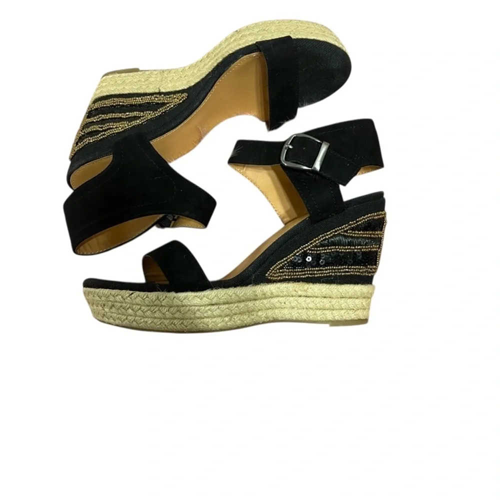 Lime Light Zena Espadrille‎ Wedges size 9